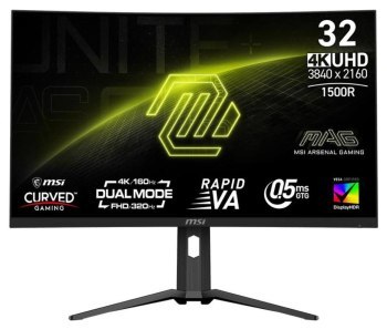 MSI MAG 321CUPDF - 160Hz | 4K | 31,5'' | Rapid VA | 0,5ms