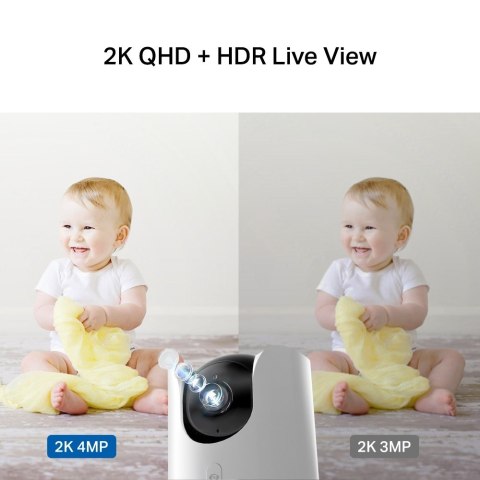 TP-Link Tapo C225 Kamera bezpieczeństwa IP Wewnętrzna 2560 x 1440 px Biurko