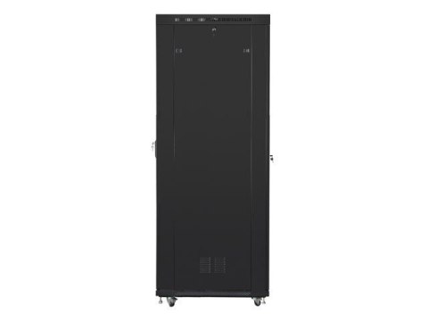 LANBERG SZAFA STOJĄCA RACK 19" 47U 800X1000 DRZWI SZKLANE LCD CZARNA FF01-8047-12BL (FLAT PACK)