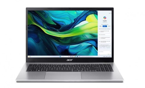 Acer Laptop Aspire Go 15 AG15-42P-R40Z Ryzen 7 5825U 15.6 FHD 16GB 512GB NoOS Srebrny