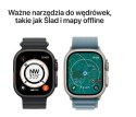 Apple Watch Ultra 3 GPS + Cellular koperta 49 mm z tytanu w kolorze czarnym, opaska Trail w kolorze czarnym/węgla drzewnego - rozmiar 