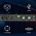 Zasilacz awaryjny UPS do RACK 2.4kVA, 2400W, Power Factor 1.0, LCD, EPO, USB, On-line