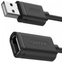 Unitek Kabel przedłużacz USB 2.0 AM-AF, 1m, Y-C428GBK