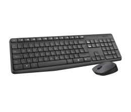 Zestaw bezprzewodowy klawiatura i mysz Logitech MK235 (czarny)