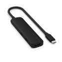 Satechi 4w1 USB-C Slim Multiport Adapter 4K - aluminiowy adapter do urządzeń mobilnych USB-C (USB-C, 4K HDMI, 2x USB-A) (black)
