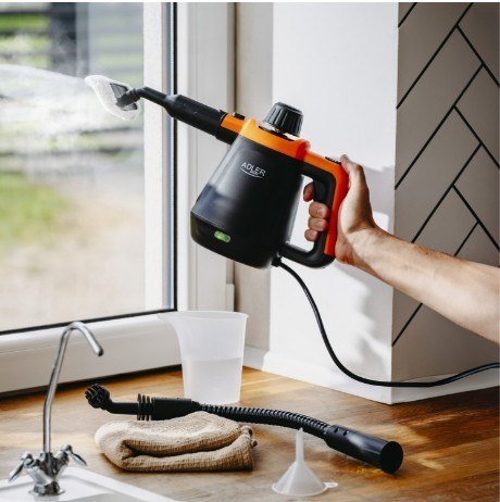 Adler Czyścik parowy z zestawem końcówek AD 7038bo