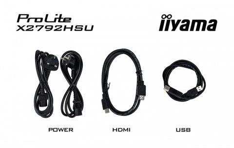 IIYAMA Monitor 27 cali X2792HSU-B1 IPS,FHD,HDMI,DP,120Hz,350cd,4ms, cienkie ramki, 1500:1, ErP B, USB HUBx2