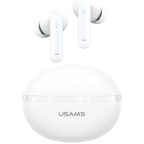 USAMS Słuchawki bluetooth TWS E02 ANC+ENC white