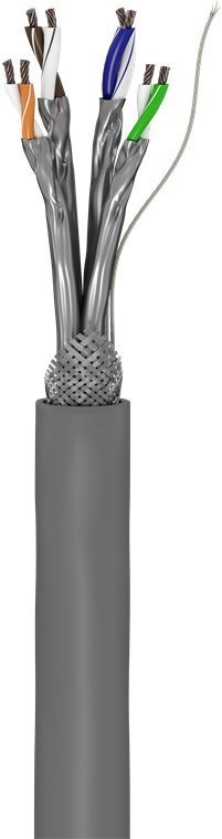 Goobay 93953 kabel sieciowy Szary 100 m Cat6 S/FTP (S-STP)