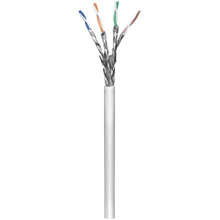 Goobay 93953 kabel sieciowy Szary 100 m Cat6 S/FTP (S-STP)