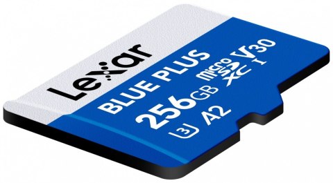 Lexar Karta pamięci microSD 256GB C10 A2 U3 V30 170MB/s Blue Plus