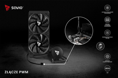 Savio Chłodzenie wodne NOX 240 mm