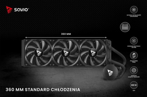 Savio Chłodzenie wodne NOX 360 mm