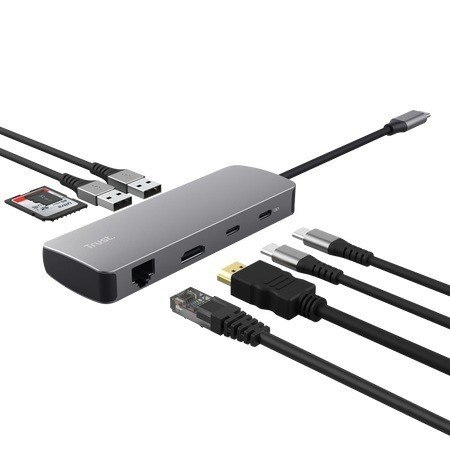 Trust Adapter DALYX 8-IN-1 Multiport