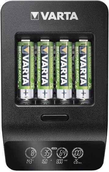 VARTA ŁADOWARKA LCD SMART CHARGER 57684 + 4X2100MAH