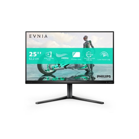 Philips Evnia 25M2N3200W/00 monitor komputerowy 62,2 cm (24.5") 1920 x 1080 px Full HD LCD Szary