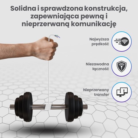 Kabel sieciowy Extralink EX.10055 skrętka CAT5E UTP (U/UTP) V2 Wewnętrzny 305M