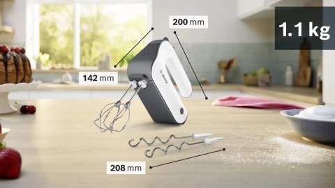 Mikser ręczny Bosch MFQ49300 (850W ; biało-szary)