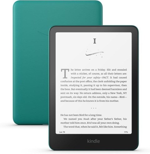 Ebook New Kindle Paperwhite (12th Generation) - 2024 release 7" glare-free 16GB Wi-Fi (Ad-supported) Jade (WYPRZEDAŻ)