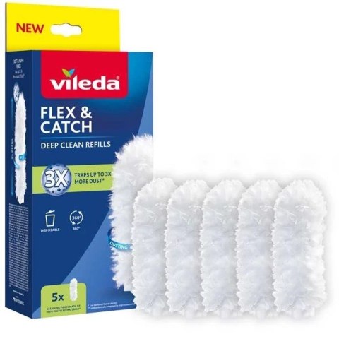 Vileda Wkłady do miotełki do kurzu Flex & Catch 5 sztuk
