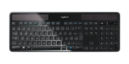 Klawiatura Logitech Wireless Solar Keyboard K750 Uniwersalne RF Wireless QWERTZ Niemiecki Czarny