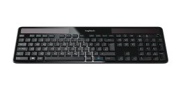 Klawiatura Logitech Wireless Solar Keyboard K750 Uniwersalne RF Wireless QWERTZ Niemiecki Czarny