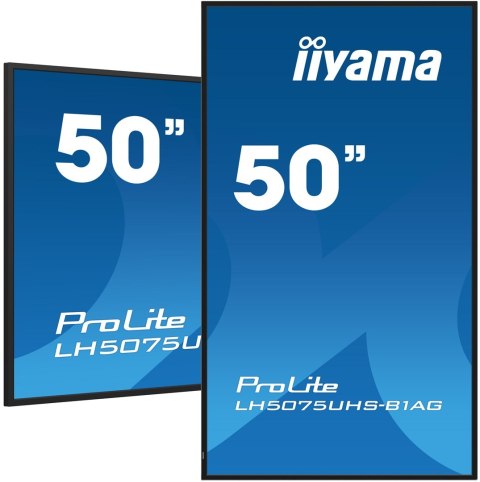 Monitor Iiyama ProLite LH5075UHS-B1AG - Przekątna 50" - Płaski ekran - 125.7 cm