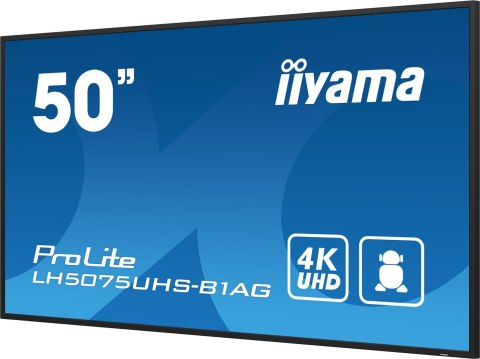 Monitor Iiyama ProLite LH5075UHS-B1AG - Przekątna 50" - Płaski ekran - 125.7 cm