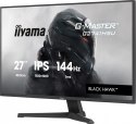 IIYAMA Monitor 27 cali G2741HSU-B1 IPS,FHD,144Hz,1ms,2xUSB, 350cd,HDMI,DP
