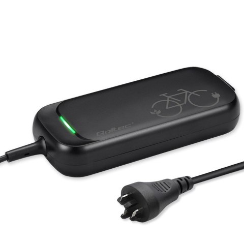 Qoltec Ładowarka Pro do roweru Bosch 36V | 42V | 2A | Bosch plug | wodoodporna + kabel zasilający