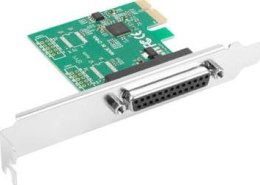 Karta PCI Express Lanberg LPT DB25 x1 + śledź low profile