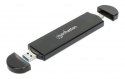 Obudowa Zewnętrzna USB-C/A 3.2 Gen2 Dysku M.2 NVMe, SATA SSD