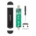 Obudowa Zewnętrzna USB-C/A 3.2 Gen2 Dysku M.2 NVMe, SATA SSD