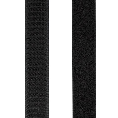 LogiLink Zestaw samoprzylepnych taśm kablowych,5m,czarny