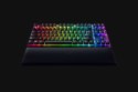 Razer Łowca V2 bez klaw. num., klaw. do gier, optyczna, LED RGB, Stany Zjednoczone, czarny, przewodowe, klikający fioletowy prze