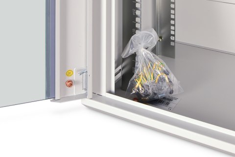 Digitus Szafa sieciowa wisząca DYNAmic 19" 16U rack 600x450, drzwi szyba, szary, niedzielona, złożona, 60kg