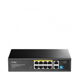 Cudy Przełącznik GS1010P 8-Port Gigabit PoE+ Switch, 2 Gigabit Uplink Ports 120W