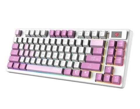 MSI Klawiatura gamingowa Forge GK600 TKL W Violet US