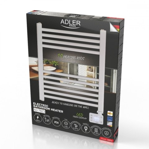 Adler Grzejnik łazienkowy elektryczny LED AD7823