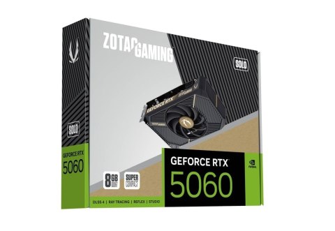 ZOTAC Karta graficzna GeForce RTX 5060 SOLO 8GB GDDR7 128bit 3DP/HDMI