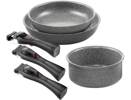 BALLARINI TORRE Zestaw 2 patelni (24 + 28 cm) + rondel 16 cm