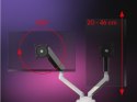 One For All DM8220 Uniwersalny uchwyt do monitora EXPERIENCE RGB, gaming, DUAL, biały, 2x 21''-45'' 14kg