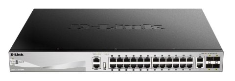 D-Link Przełącznik DGS-3130-30PS 24GE PoE 4SFP+ 2x10