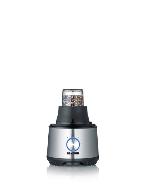 SEVERIN MULTI ROBOT KUCHENNY INOX, SZKLANY MIKSER KIELICHOWY 1,5 L, MŁYNEK 140 ML, POJEMNIK ROBOCZY 1,5 L, MOC 1200W KM3892