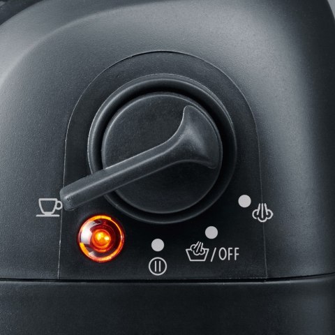 SEVERIN EKSPRES KOLBOWY DO ESPRESSO, CZARNY, POJ. DZBANKA 0,35 L, AUTO-OFF, DYSZA DO SPIENIANIA, MOC 800W KA5978