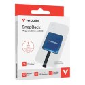 Verbatim Dysk zewnętrzny SnapBack Magnetic SSD Blue MagSave 1TB Apple ProRes 4K 60kl/s