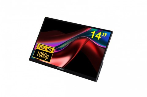 Verbatim Przenośny Monitor dotykowy PMT-14 Full HD