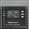 Qoltec Zasilacz awaryjny UPS 1kVA 1000W Power Factor 1.0 LCD EPO USB On-line