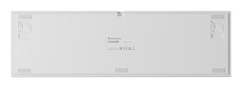 GENESIS NKG-2300 klawiatura Uniwersalne USB QWERTY Angielski Biały