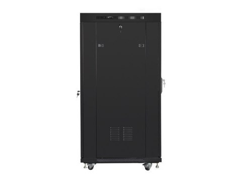 LANBERG SZAFA STOJĄCA RACK 19" 22U 800X800 DRZWI SZKLANE LCD CZARNA FF01-8822-12BL (FLAT PACK)